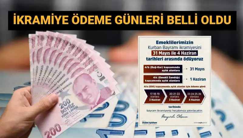 Emeklilere Bayram İkramiyeleri Hesaplara Geçiyor: Ne Zaman Yatıyor?