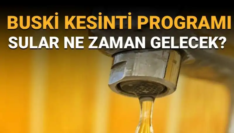 Bursa Nilüfer’de Beklenen Su Kesintisi: Sular Ne Zaman Geliyor?