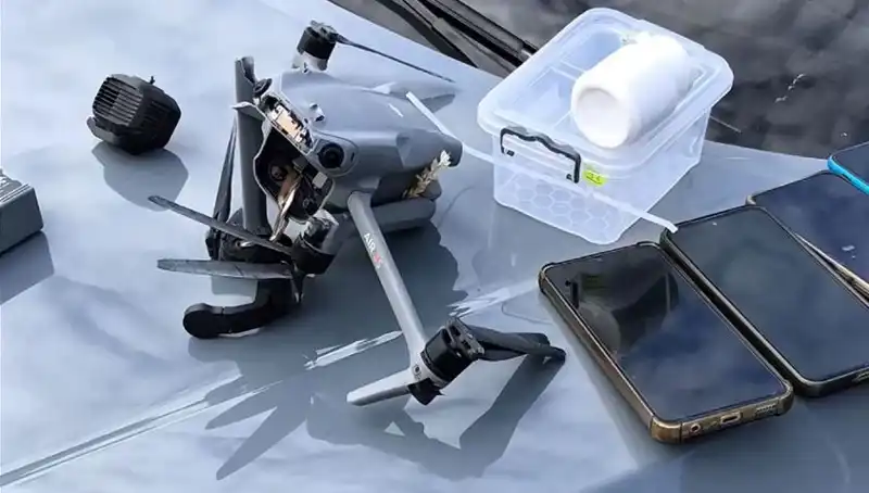 Uyuşturucu Sevkiyatı Yapan Drone Hava Sahasında Vuruldu!