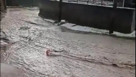 Sivas'ta Sağanak Yağmur ve Dolu Sel Felaketine Yol Açtı!