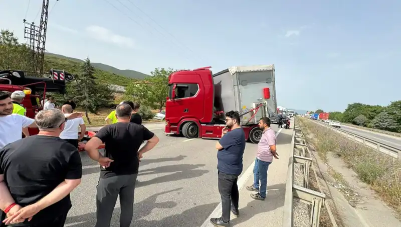 Seyir Halinde Arı Sokması: Trafikte Kaotik Anlar Yaşandı